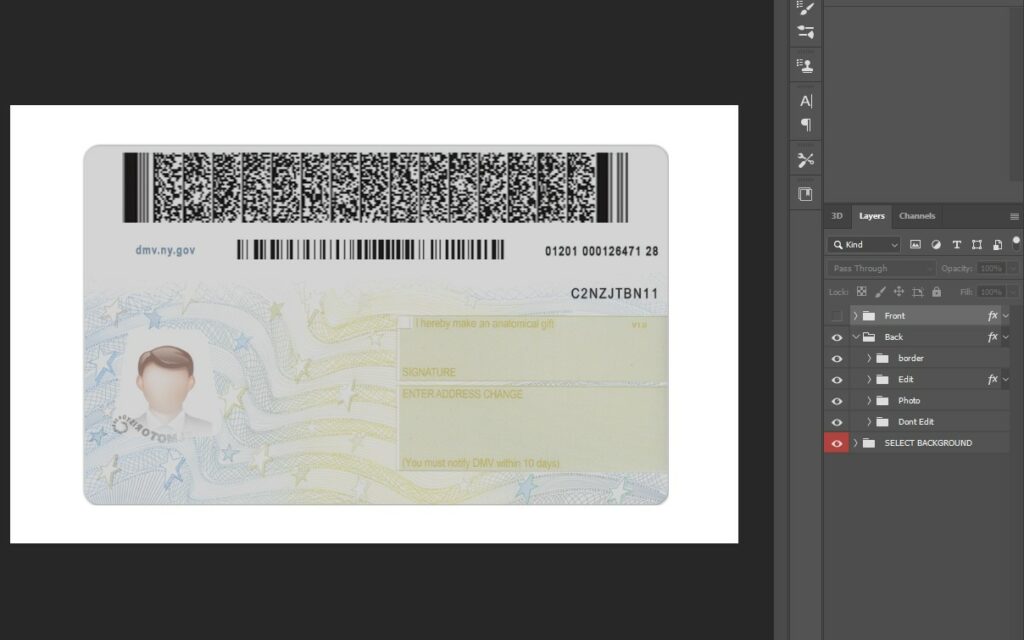 drivers license barcode generator